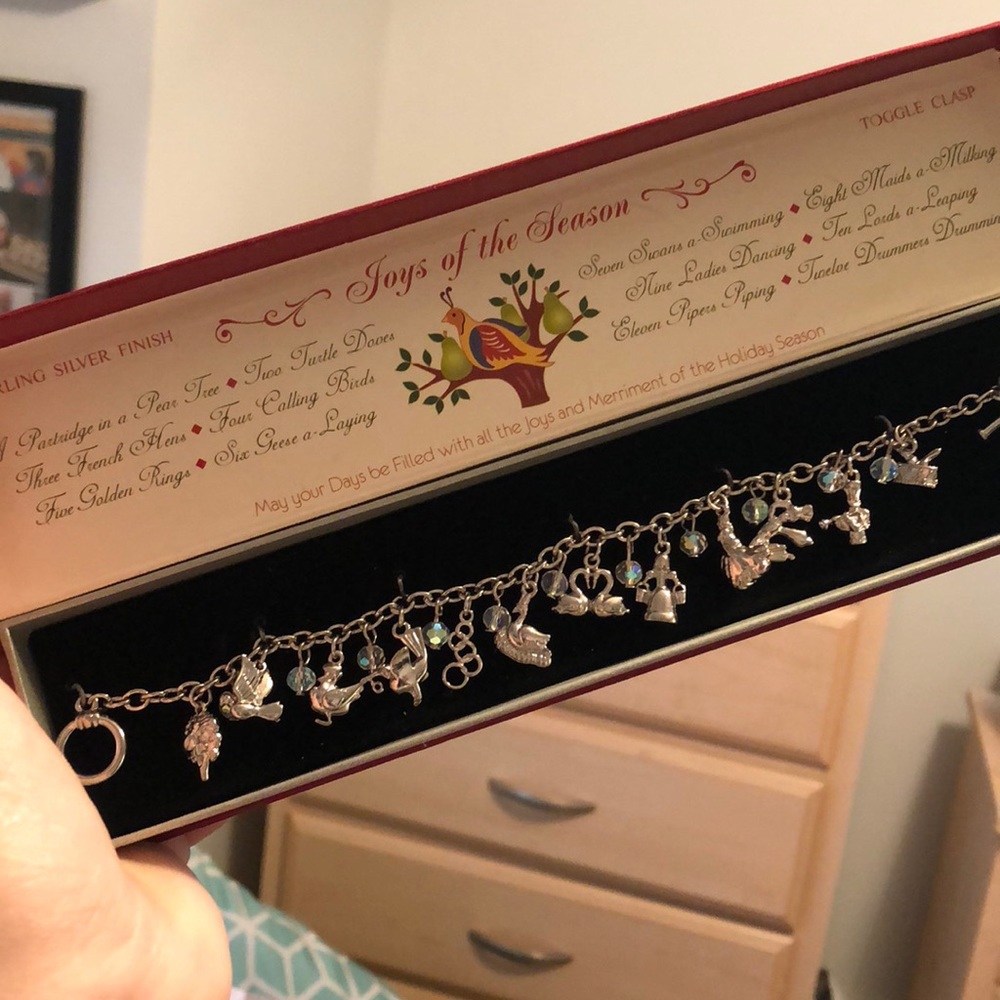 12 days of Christmas charm bracelet